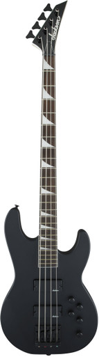 Jackson JS3 Concert Bass Guitar in Satin Black with Amaranth Fretboard - Image 2