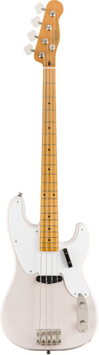Squier Classic Vibe 50s Precision Bass Guitar in White Blonde - Image 2