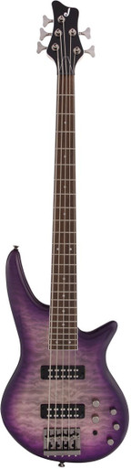 Jackson JS Series Spectra Bass Guitar JS3QV In Purple Phaze - Image 2