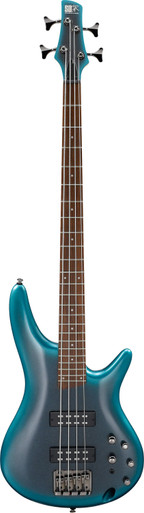 Ibanez SR300E-CUB Bass Guitar in Cerulean Aura Burst - Image 2