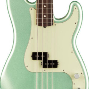 Fender American Professional II Precision Bass Guitar in Mystic Surf Green