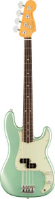 Fender American Professional II Precision Bass Guitar in Mystic Surf Green - Image 3