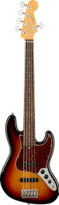 Fender American Professional II Jazz Bass Guitar V In 3-Colour Sunburst with Rosewood Fingerboard - Image 3