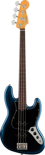 Fender American Professional II Jazz Bass Guitar Fretless In Dark Night with Rosewood Fingerboard - Image 2