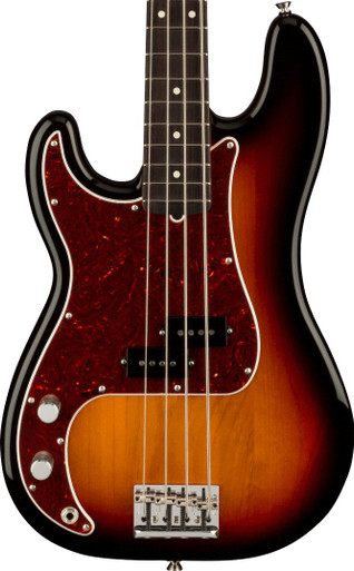 Fender American Professional II Left Handed Precision Bass Guitar in 3-Colour Sunburst - Image 1