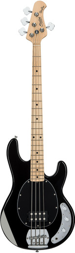 Sterling by Music Man StingRay Ray4 Bass Guitar in Black - Image 2