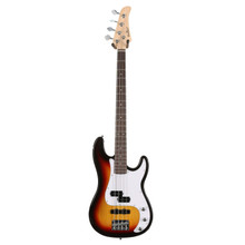 EastCoast PJ4 Electric Bass Guitar in Sunburst Rosewood Fretboard - Image 3