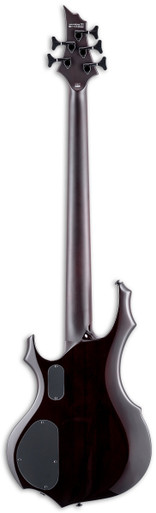 ESP LTD F-1005 Bass Guitar in See-thru Black Cherry Sunburst - Image 2