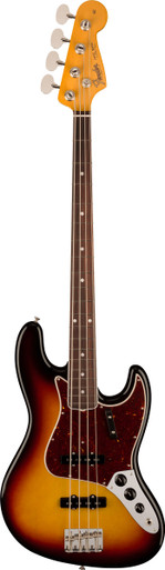 Fender American Vintage II 1966 Jazz Bass Guitar in 3-Colour Sunburst - Image 2