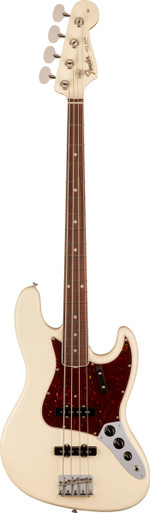 Fender American Vintage II 1966 Jazz Bass Guitar in Olympic White - Image 2