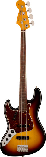 Fender American Vintage II 1966 Jazz Bass Guitar Left Handed in 3-Colour Sunburst - Image 2