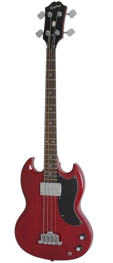 Epiphone EB0 SG Short Scale Bass Guitar in Cherry - Image 2