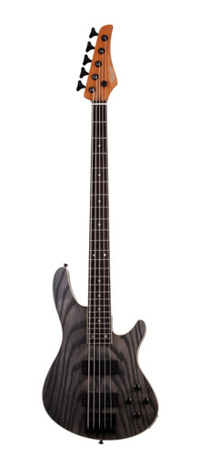 Schecter C-5 Standard Bass Guitar in Charcoal Satin - Image 2
