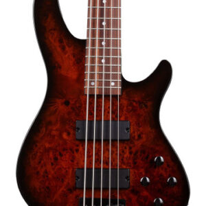Schecter C-5 Standard Bass Guitar in Tobacco Burl