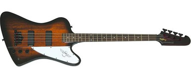 Epiphone Thunderbird Reverse Bass Guitar in Vintage Sunburst - Image 2