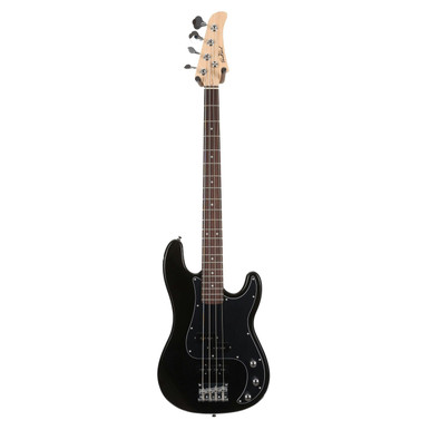 EastCoast PJ4 Electric Bass Guitar in Black Rosewood Fretboard - Image 2