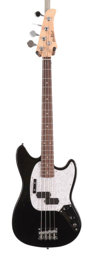 Eastcoast MSB Short Scale Bass Guitar In Black With Rosewood Fretboard - Image 2