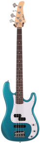 EastCoast PJ4 Electric Bass Guitar in Lake Placid Blue - Image 3