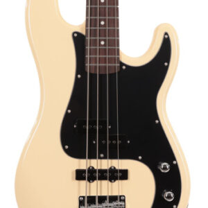 EastCoast PJ4 Electric Bass Guitar in Vintage White