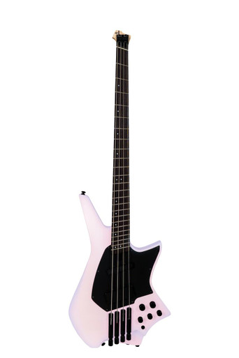 Hils HZB4 Headless Bass Guitar in Gloss Aura Pearl - Image 2