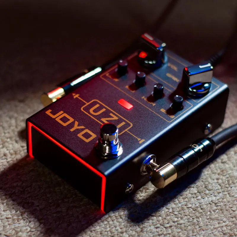 Joyo R-03 Uzi Distortion Pedal True Bypass 9V Dc High Output Metal Compact