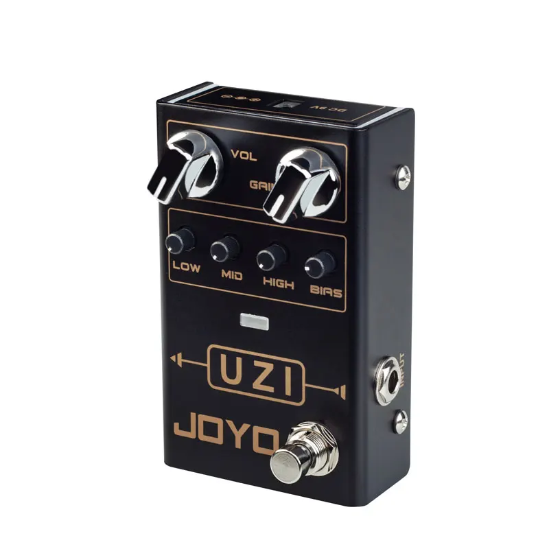 Joyo R-03 Uzi High-Gain Distortion Pedal Heavy Metal True Bypass Aggressive Tone