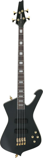 Ibanez ICB620-BKF Iceman Bass Guitar in Black Flat - Image 2