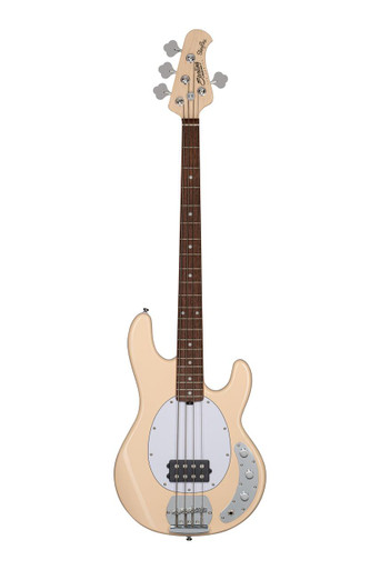 Sterling by Music Man Sub Series StingRay Ray 4 Bass Guitar in Vintage Cream - Image 2