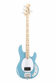 Sterling by Music Man Sub Stingray Ray4 Bass Guitar in Chopper Blue - Image 3