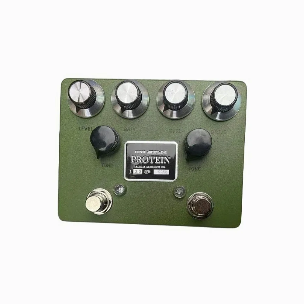 LY-ROCK BR0WNE PROTEIN Overdrive Distortion Pedal Original Clone