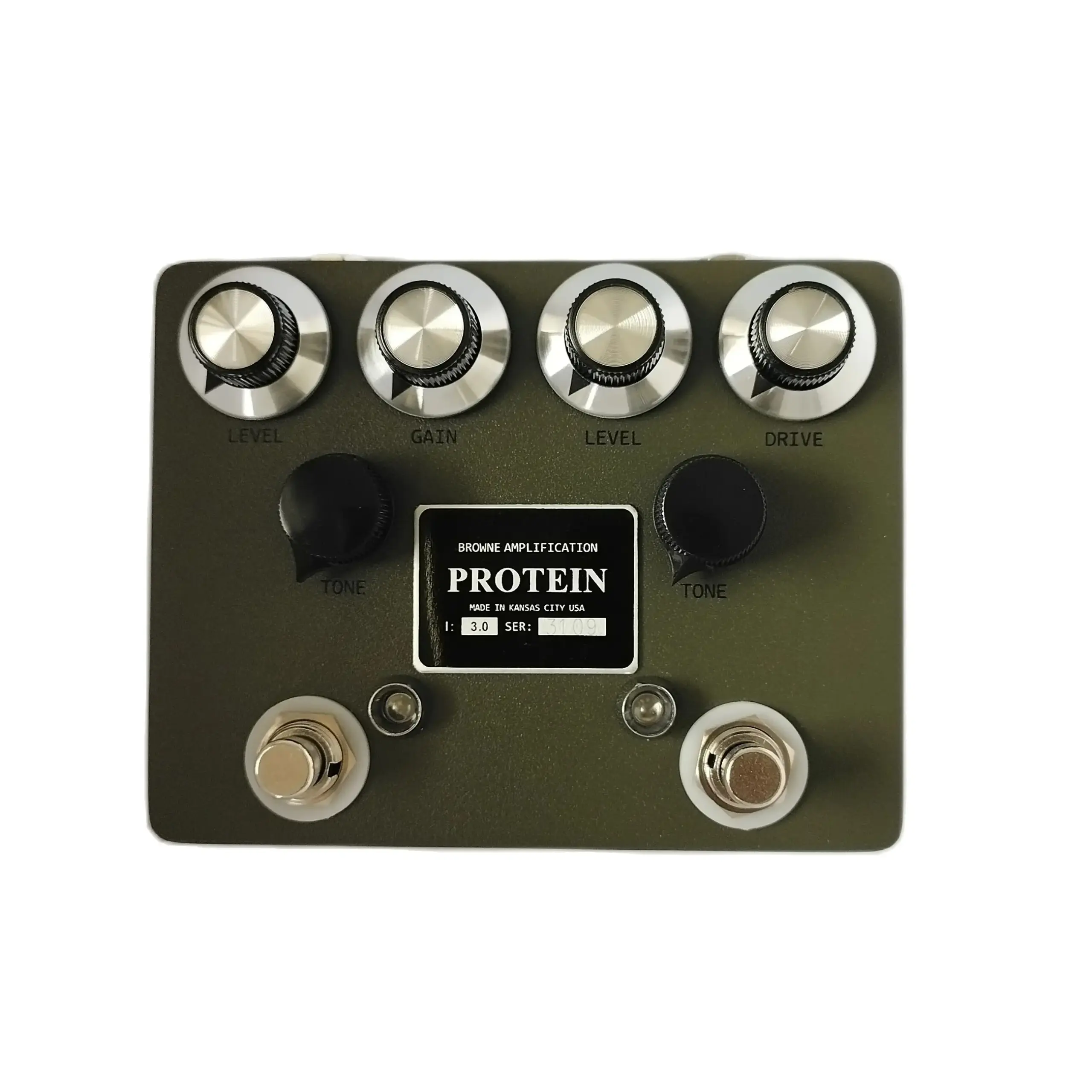 ZVEX BR0WNE PROTEIN Overdrive Distortion Pedal Original Clone