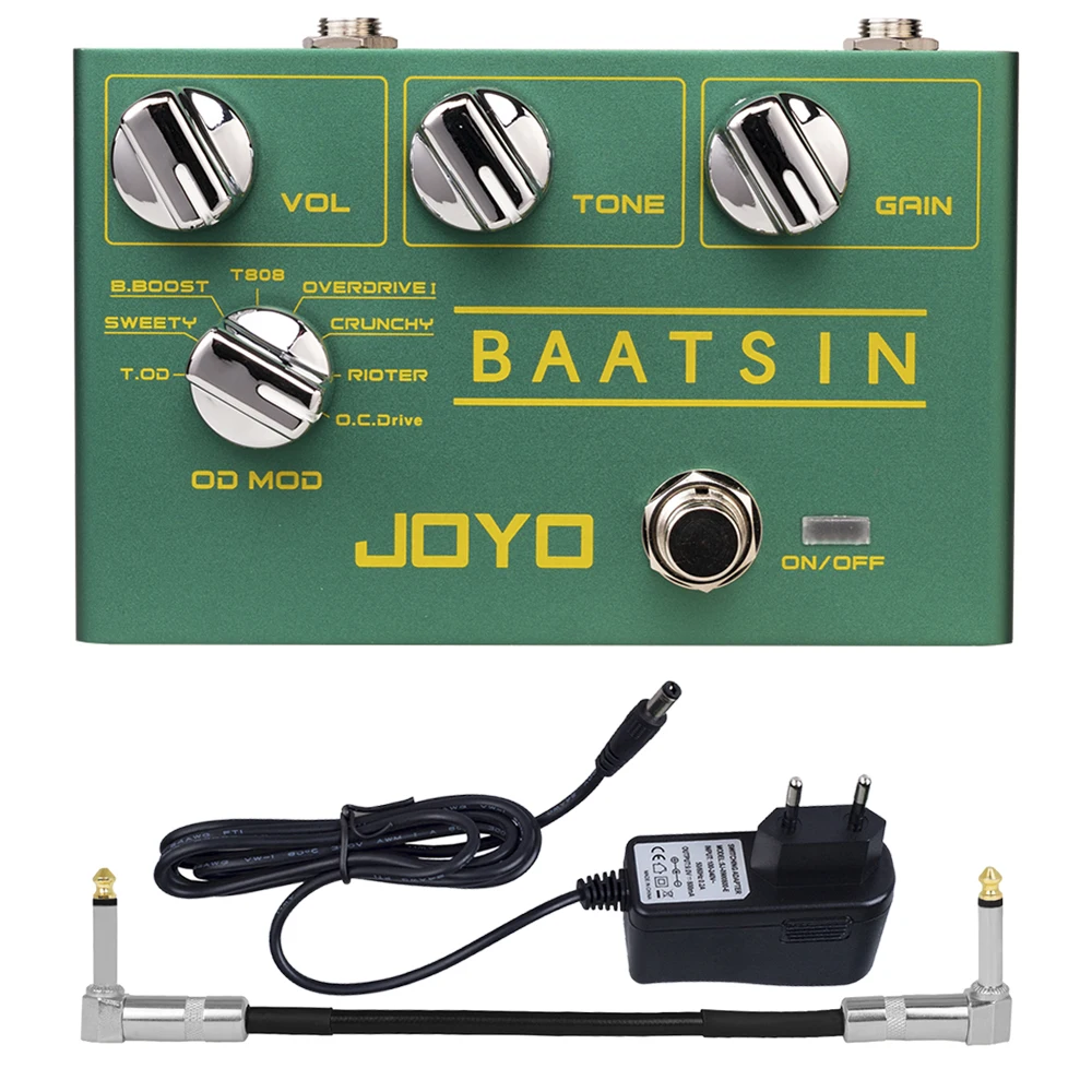 Joyo R-11 Pedal BAATSIN Classic Overdrive Pedal 8 Different OD DS Distortion Pure