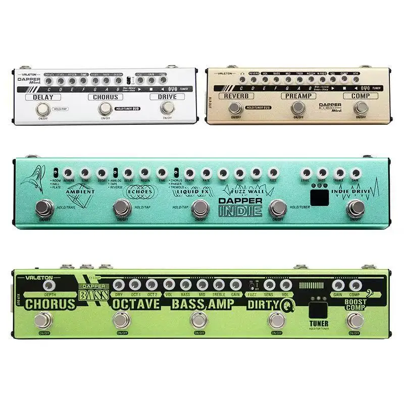 Valeton Dapper Single-Board Pre-Amplifier Distortion Overload Compression Reverb