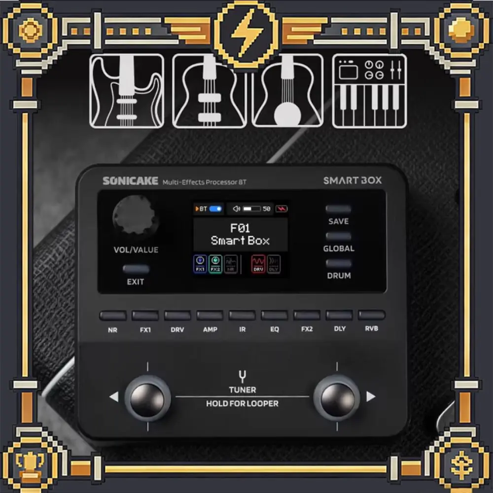 Sonicake 1KHZ Smart Box 24-bit 44 Digital Multi-Effects Processor 9