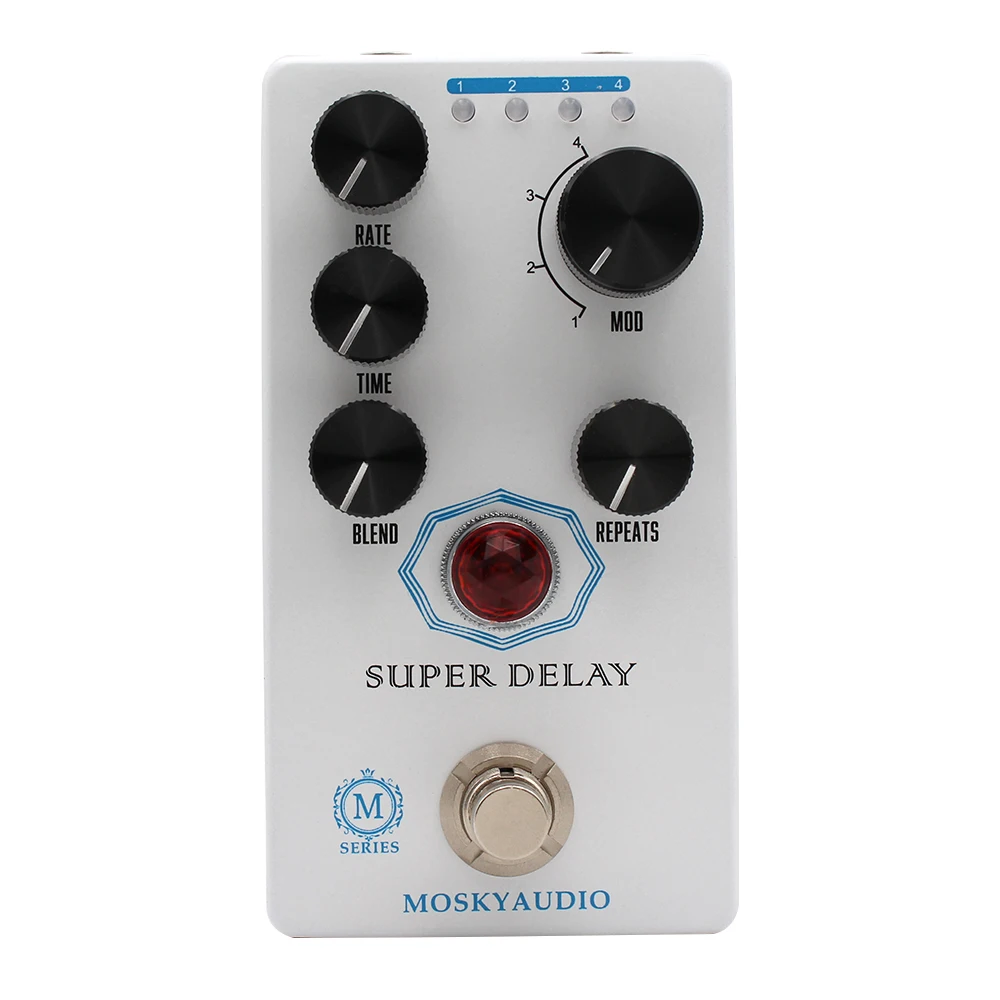 Mosky Super Delay Pedal Analog-style Tape Delay Modulation