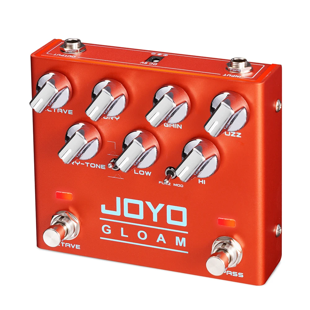 Joyo R-29 GLOAM Octave Fuzz Pedal High Gain Bass Pedal Independent Knobs Deliver