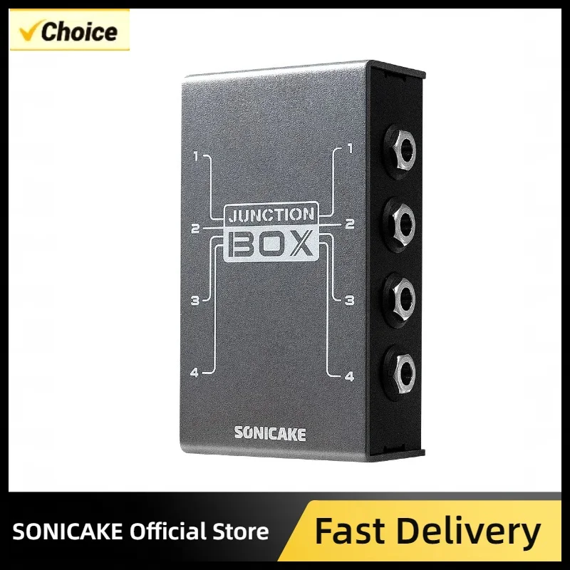 Sonicake QCS-02 Junction Box TRS Stereo 4 channels Organization LINE Bass