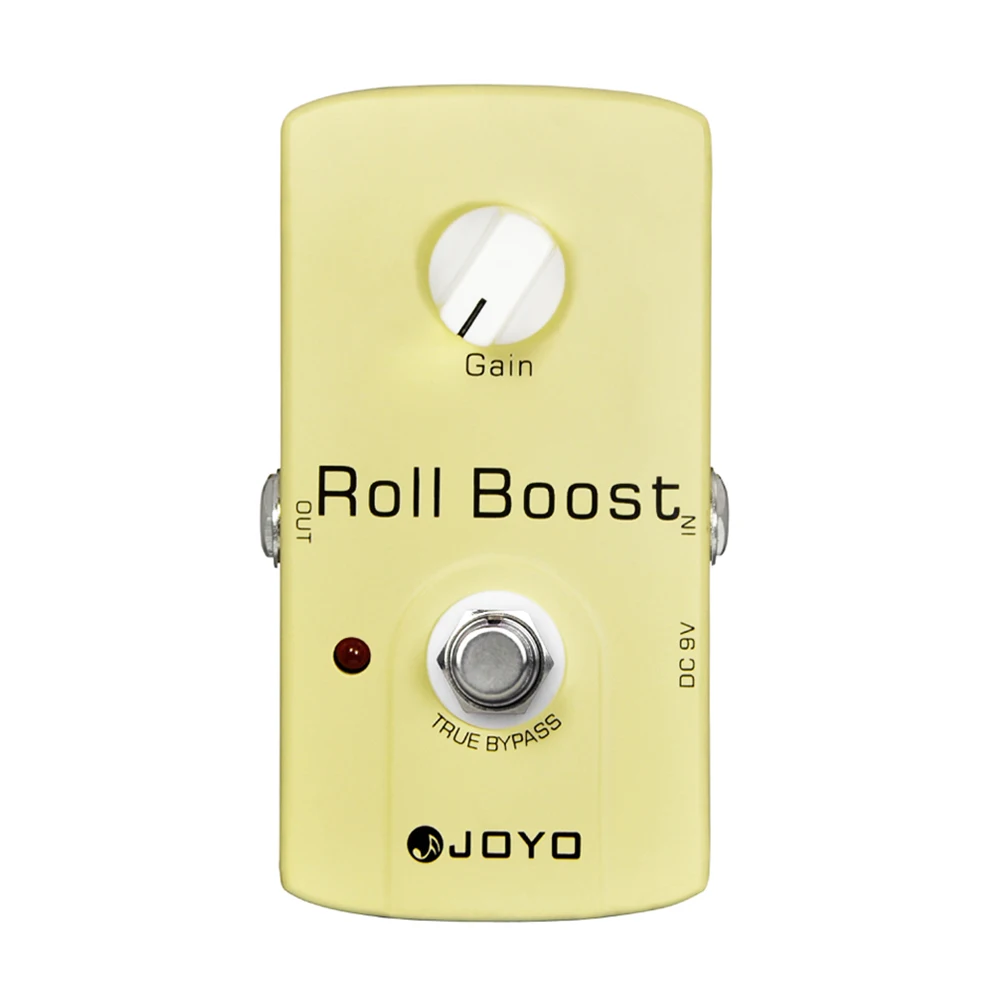 Joyo JF-38 Roll Boost Pedal Classic A-Line Boost Clear Transparent Boost Sound True