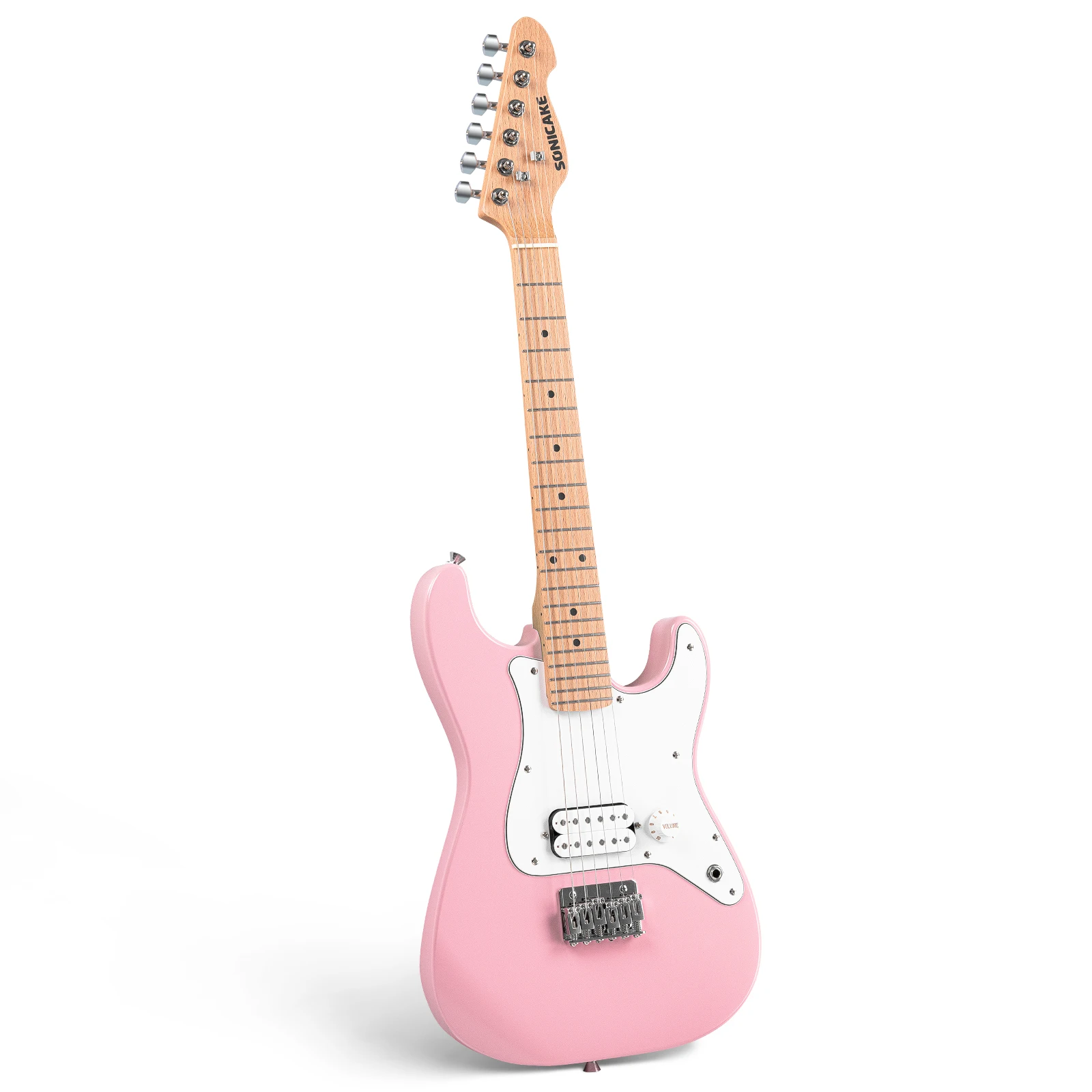 SONICAKE Kids Small Size Solid Wood Body Humbucker Pickup One