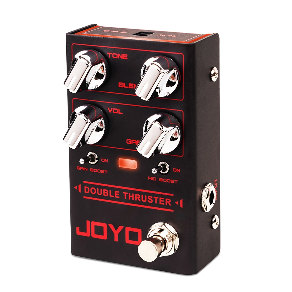 Joyo R-28 Bass Pedal Overdrive Independent Mid Frequency Double Gain Boost Pedal Bass