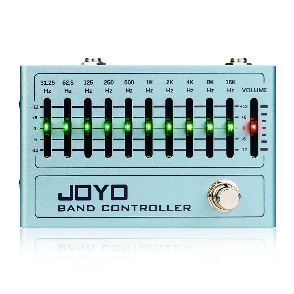 Joyo R-12 BAND CONTROLLER Equalizer Pedal 10 Band EQ Cover Range from 31
