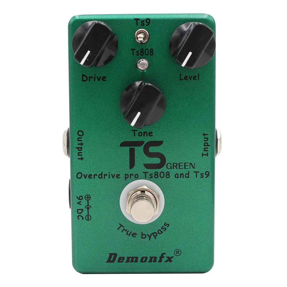 Demonfx TS808 TS GREEN Overdrive Pedal - Classic Tube