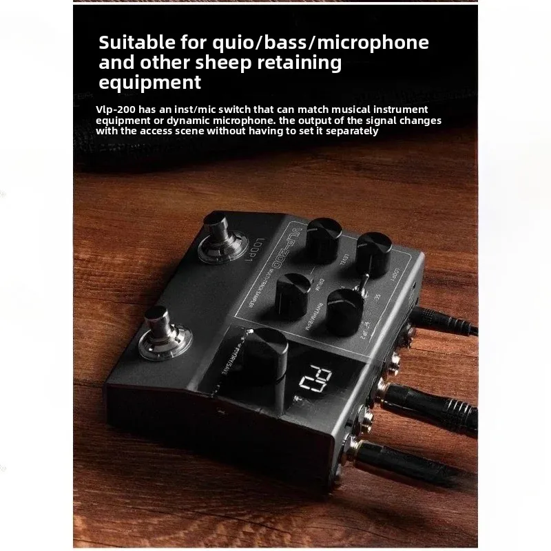 Valeton VLP-200 MULTI-TRACK SAMPLER Built-In Stereo Machines Includes16