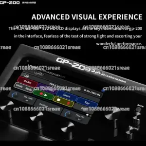 Valeton-Pedal GP-200 De Efectos Para Guitarra El ctrica
