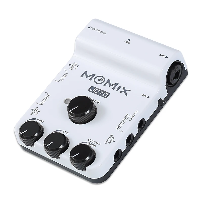 Joyo MULTI-INSTRUMENT MOMIX USB Interface Streaming Sound Card Loopback Live Recording Mic PC