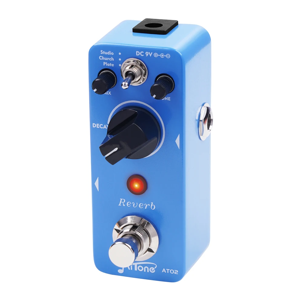 Joyo AT-02 AITONE Series Reverb Pedal Clear Classic 3 Modes Reverb Solo Practice