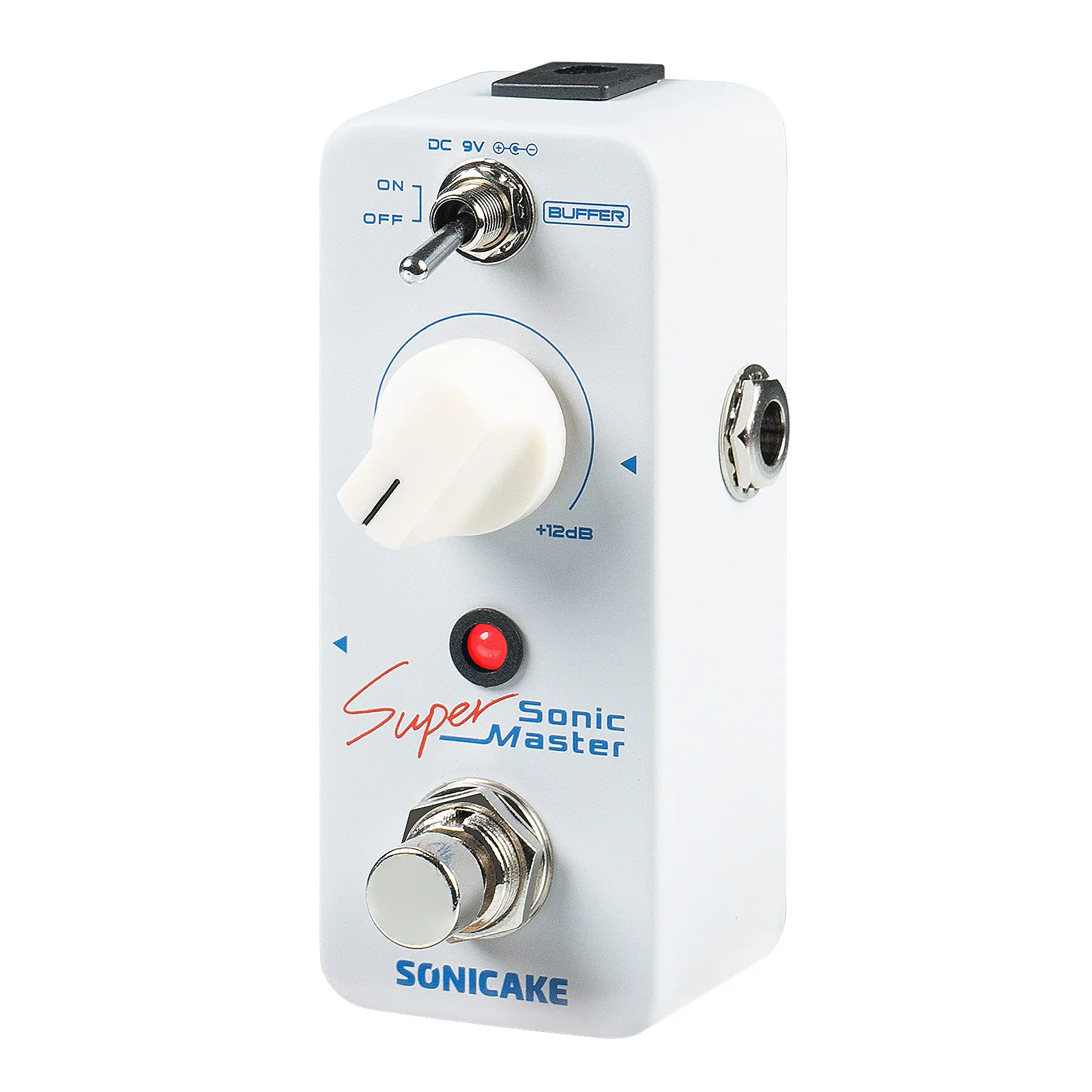 Sonicake QSS-22 Sonic Super Master Clean Boost Buffer Bass Pedal 12dB - Image 1