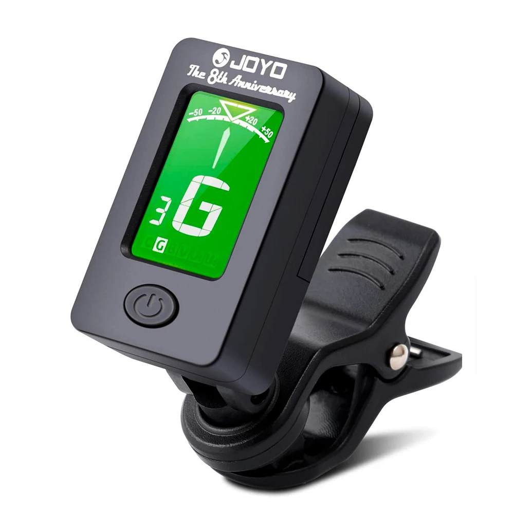 Joyo JT-01 Tuner 360 Degree Rotatable Digital LCD Screen Clip-on Tuner Chromatic Bass