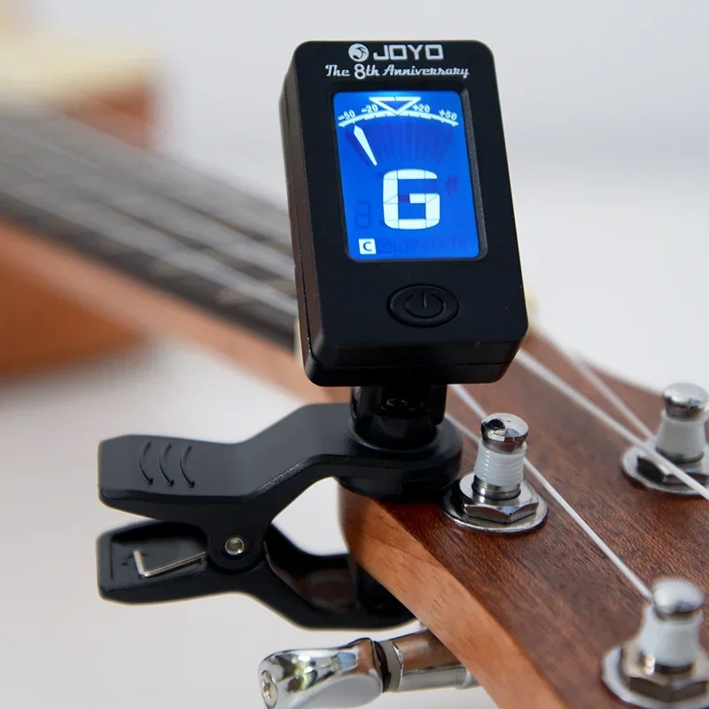 Joyo JT-01 Tuner Clip-on Chromatic Digital Tuner Frequency LCD Tuner Acoustic Accessory Ukulele