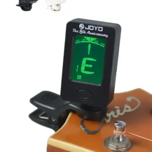 Mini digital LCD Clamp-on Tuner 360-degree Rotation Bass